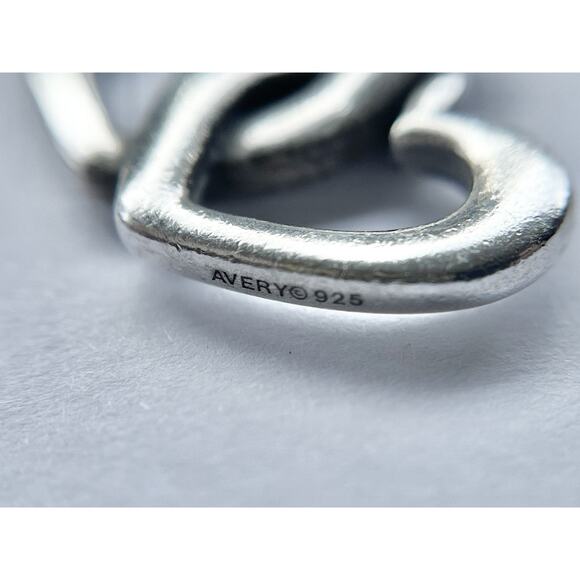 James Avery .925 Sterling Silver “Linked Hearts” Charm - Picture 6 of 6